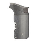 Cigar Torch Lighter with Double Punch Cutter