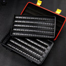 Travel Cigar Humidor Box - Shockproof with Hygrometer
