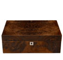 Luxury Mahogany Cigar Humidor Box - 50 Capacity