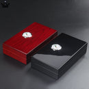 Wooden Cigar Humidor Box with Built-in Hygrometer