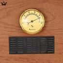 Elegant Cedar Cigar Humidor with Hygrometer