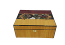 Luxury Cedar Cigar Humidor with Vintage Hygrometer