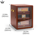 Luxury Cedar Cigar Humidor with Electronic Hygrometer