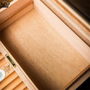 Luxury Cedar Cigar Humidor Box for 50 Cigars