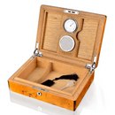 Luxury Napoleon Cigar Humidor with Humidifier