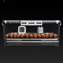 Transparent Cigar Humidor Box with Hygrometer