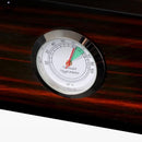 Vintage Humidor Cigar Box with Hygrometer - 40 Capacity