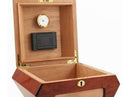 Vintage Cedar Cigar Humidor with Built-in Hygrometer