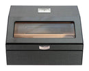 Vintage Cigar Humidor Box with Hygrometer
