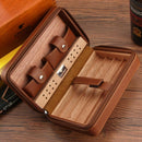 Travel Cigar Humidor Box with Built-in Humidifier