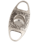 Luxury Stainless Steel Custom Cigar Cutter with Hieroglyphs