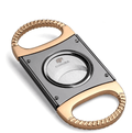 Luxury Double Blade Cigar Cutter for Connoisseurs