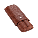 Leather Cigar Case - Portable Humidor for 2 Cigars
