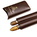 Luxury Leather Cigar Humidor Case for Travel