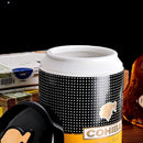 Ceramic Humidor Jar for 15 Cigar Storage