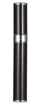 Travel Cigar Humidor - Stainless Steel & Carbon Fiber